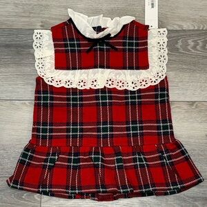 Janie and Jack tartan top